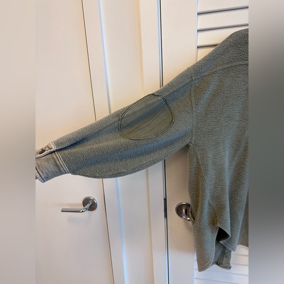 Free People Ruby Oversized Shirt Jacket - Olive - Medium - Picture 5 of 7